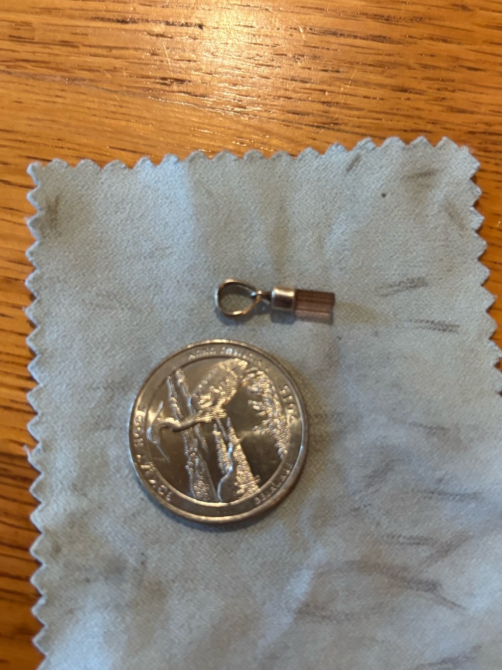 Tiny Pink Tourmaline Pendant